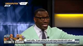 Shannon Sharpe BLASTS ON David Griffin after calling LeBron 'miserable' | Undisputed