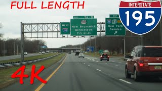 ⁴ᴷ Interstate 195 - New Jersey westbound [4K VIDEO]