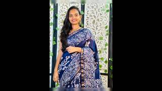 Pure Linen x Linen sarees with allover batik desgin…1250+$ 8919916834