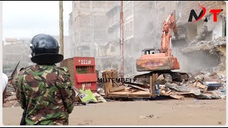 KIKUYUS CRY IN THIKA SHOCKED AS RUTO NOW DEMOLISHES THEIR HOUSES FOR ELECTING HIM!!KENYANS ARE HAPPY
