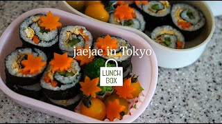 [JAEJAE IN TOKYO] lunchbox | 단풍잎 김밥 도시락 | ミニキンパプ弁当