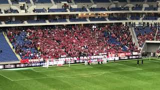 Sapporo Consadole Fans Celebrate Away Win vs Gamba Osaka || 札幌コンサドーレファン、ガンバ大阪戦のアウェー勝利を祝う