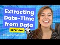 Extract Hour, Day, Month Info from Pandas DateTime