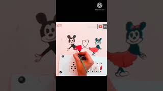 😍mickey & minnie switchboard painting tutorial || DIY switchboard painting|| wall painting,wall art|