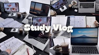 Study vlog~part 6~time stamp series |#studyroutine #studyvlog #shortvlog|