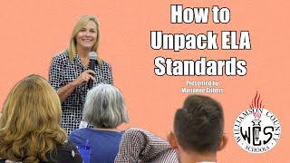 How to Unpack an ELA Standard?