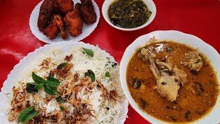 Chicken Khorma Chicken Fry Ambade ki Chutney Dore ka Khana Hyderabadi lunch combo recipe