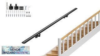 VEVOR Handrail Stair Railing 5 ft Wall Mount Handrails for Indoor Stairs Review