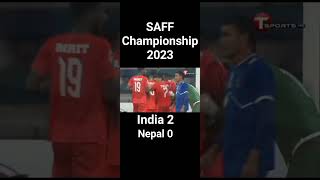 India semi finals saff Championship 2023 😍 #viral #subscribe #shorts #football #@Rasel-397