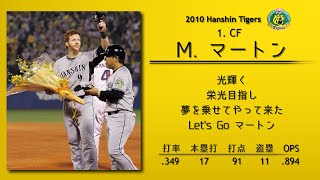 2010年 阪神タイガース 1-9 応援歌