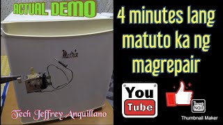 ASMR- HOW TO BYPASS ANALOG THERMOSTAT OF REFRIGERATOR / WATER DISPENSER (TAGALOG  ENGLISH SUB)