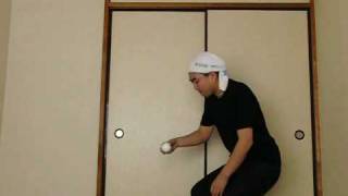 Kendama けん玉 けん先たたき一回転灯台