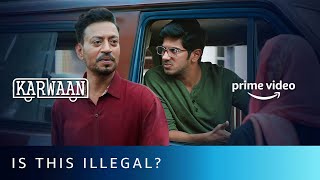 'Kya Ladki Ki मदद Karna Illegal hai?' | Irrfan Khan | Karwaan | Amazon Prime Video