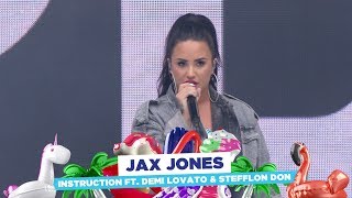 Jax Jones - ‘instruction Ft Demi Lovato And Stefflon Don Live At Capital’s Summertime Ball 2018