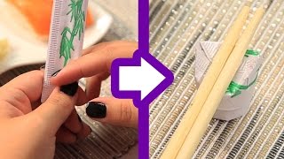 The Chopstick Wrapper Hack