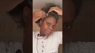 ASMR 😴 Applying Raw Shea Butter On My hair With Gum cracking