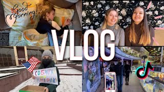 VLOG: МОЕ УТРО. ВЫПОЛНЯЕМ С ПОДРУГОЙ ЖЕСТКИЕ ЗАДАНИЯ ДРУГ ДРУГА.