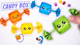 Easy origami Candy Box || How to make origami paper candy box