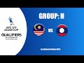 AFC U17 ASIAN CUP 2025, Qualifiers  Malaysia VS Laos