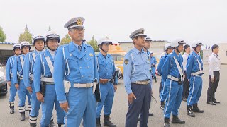 「速度を守って運転に集中を」瀬戸中央道での合同パトロールの出発式　21日から秋の全国交通安全運動　岡山・香川