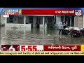 pilucha nagana road heavily inundated with rain water vadgam banaskantha rain tv9gujarati