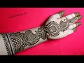 New full hand easy bharma arabic mehndi designs