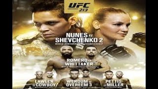 UFC 213  NUNES VS SHEVCHENKO II  - Fight Picks & Preview