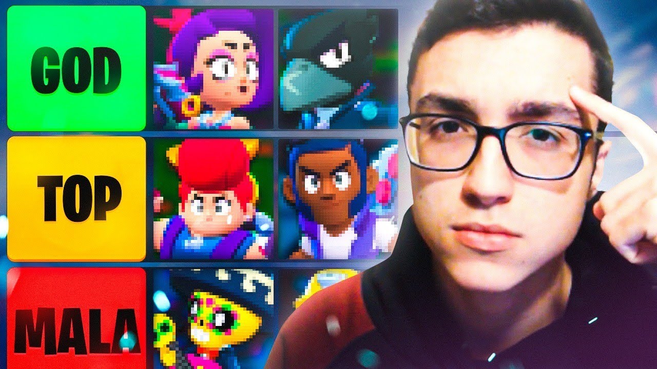 TIER LIST DE TODOS LOS BRAWLERS | ¿CUALES SON LOS MEJORES? - YouTube