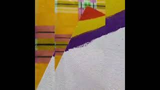 Acrylic painting fill the canvwas with color #viral #trending #shorts