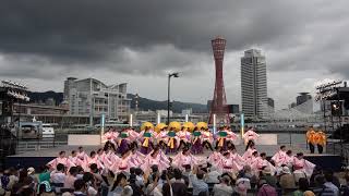 京炎そでふれ! 花風姿　2018神戸よさこいまつり9/1(土)　高浜岸壁会場