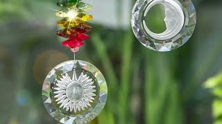 #BlackFriday #25% Discount #Crystal Sun #Crystal Moon #Suncatcher