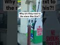 Weird gas pump placement🤔⛽️ #gasstation #relatablepost #chicago #fyp #weird #gaspump