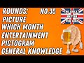 Great British Pub Quiz: Picture Round, Which Month, Entertainment, Pictogram & General Knowledge #35