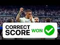 Best CORRECT SCORE Betting STRATEGY 💰Football betting tips