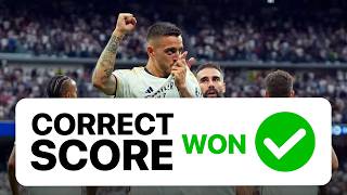 Best CORRECT SCORE Betting STRATEGY 💰Football betting tips