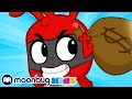 MORPHLE ROBS A BANK - Morphle and friends | Cartoons for Kids | Mila and Morphle TV