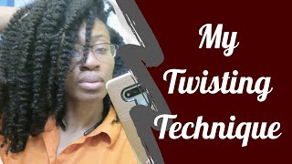 My Twisting Technique | Long 4C Natural Hair Hairstyles