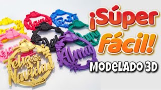 Cómo Modelar para Impresión 3D ESFERAS de NAVIDAD 🎄❄️ Súper Fácil │ SIN DESCARGAR PROGRAMAS