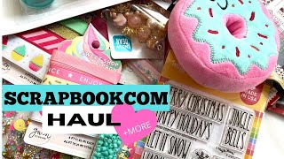 SCRAPBOOKcom HAUL!! + MORE