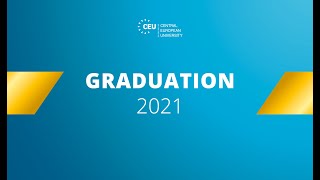 CEU Online Graduation Ceremony 2021