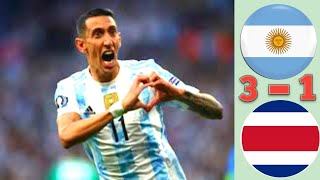 Argentina vs Costa Rica 3-1 | Full Highlights and Goals 2024 HD
