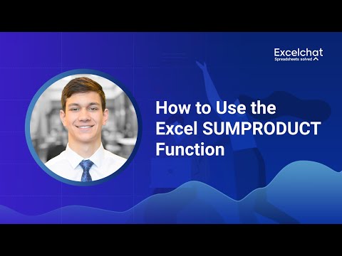 How to Use the Excel SUMPRODUCT Function