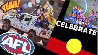 AFL GRAND FINAL 2018 REACTION | WADEYE ABORIGINAL CELEBRATION | WEST COAST EAGLES v COLLINGWOOD