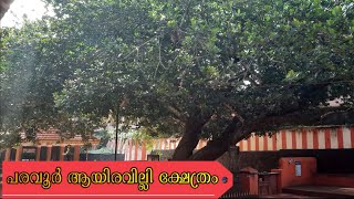 പരവൂർ ആയിരവില്ലി ക്ഷേത്രം ll Paravur Ayiravalli Temple