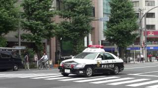 事件発生！警視庁パトロールカー緊急走行。Police car urgent run.