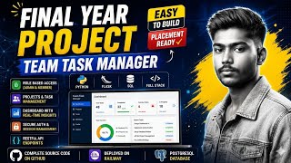 Final Year Project 2026 | Team Task Manager Using Python Flask | Full Stack Web App #deepcodeai