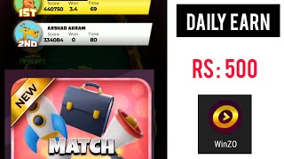 Match mania winzo app trick 2022 | 💯 working | Winzo app tamil