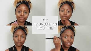 Flawless Foundation Routine | Dark Skin | MissDarcei