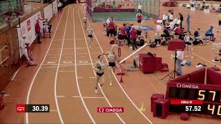 400m Vorlauf 2 Frauen - Hallen SM St.Gallen 2025