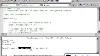 0604 Assignment Operator vs. Equality Operator in C/C++